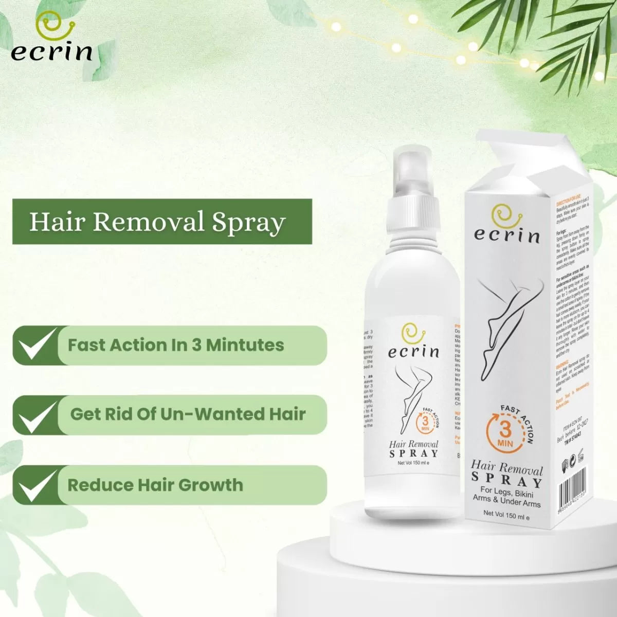 Ecrin Hair Removal Spray