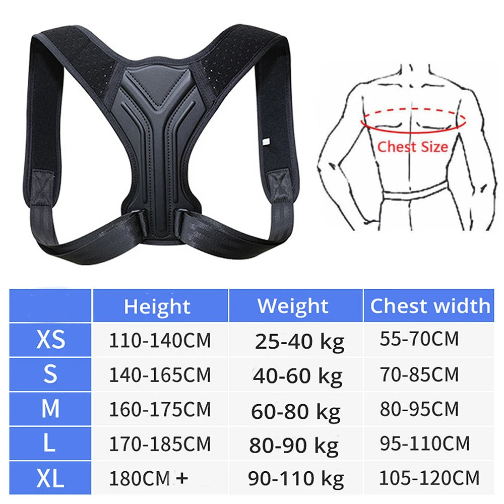 Adjustable Back Posture Corrector Belt